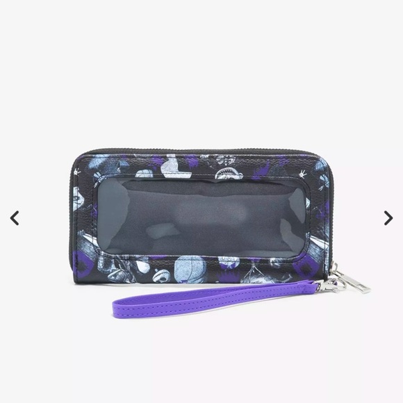 Hot Topic Disney The Nightmare Before Christmas Sketch Tech Wallet - Picture 2 of 9